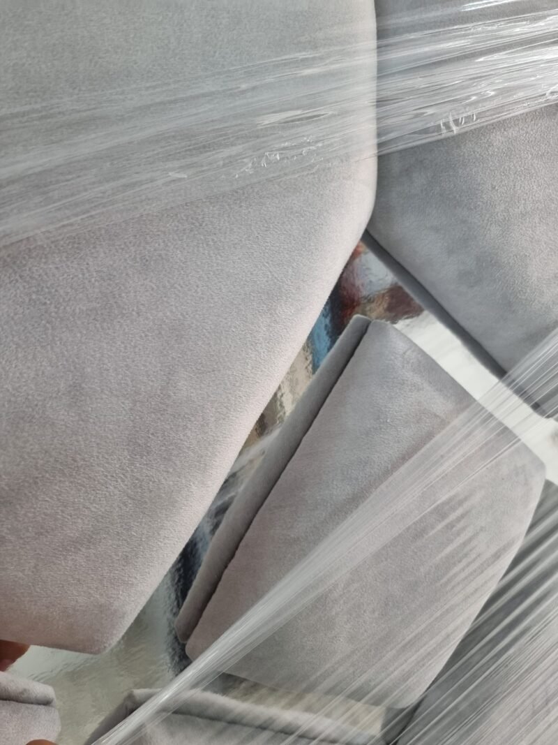 Cabecero Geo Gris Perla -Plata (135cm) - Imagen 5