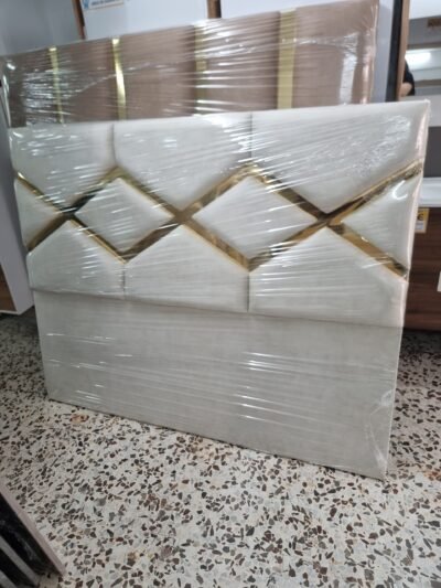 Cabecero Geo Marfil -Dorado (160cm)