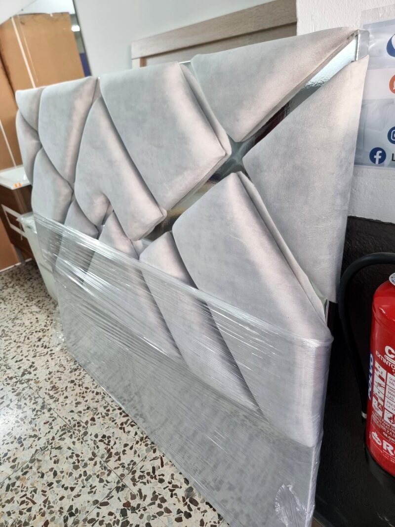 Cabecero Conde Gris Perla- Plata (160cm) - Imagen 4