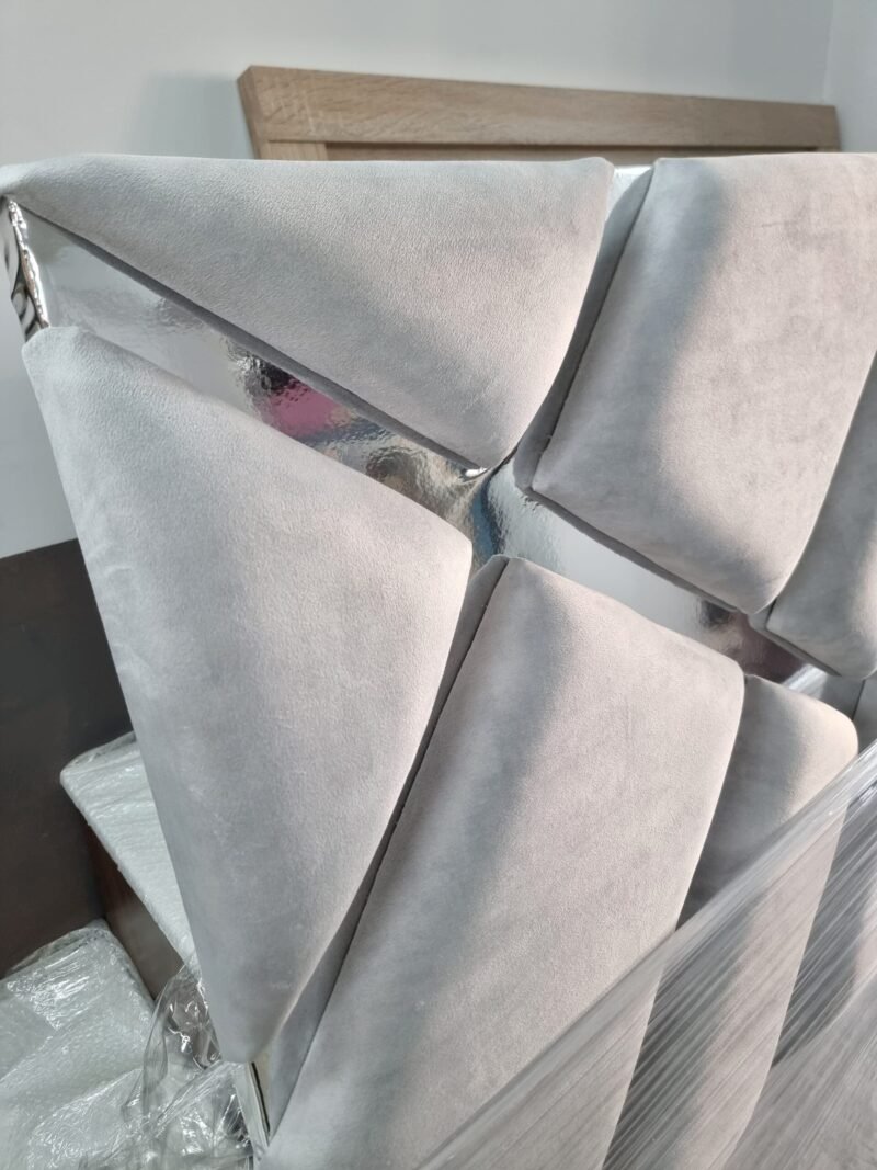 Cabecero Conde Gris Perla- Plata (160cm) - Imagen 6