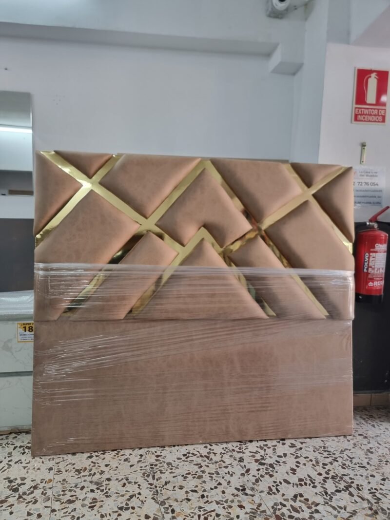 Cabecero Conde Piedra-Dorado (160cm) - Imagen 2