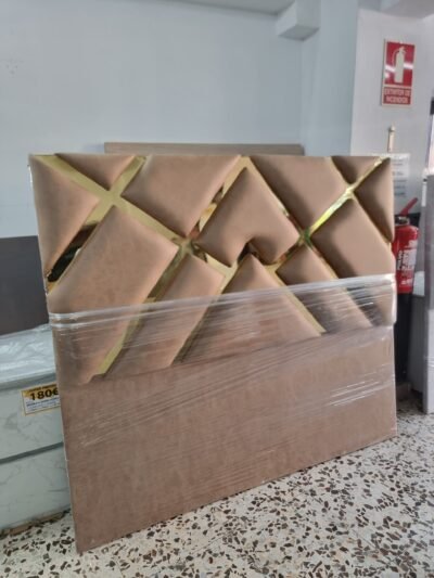 Cabecero Conde Piedra-Dorado (160cm)