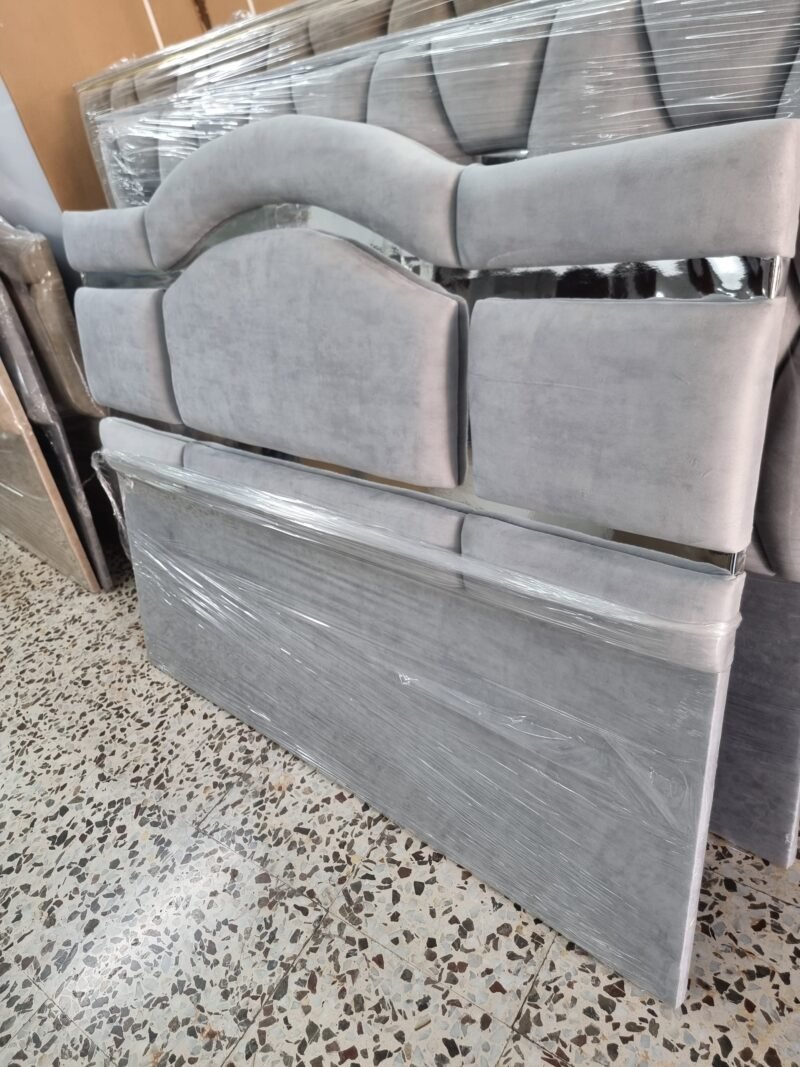 Cabecero Obel Gris perla-Plata (160cm) - Imagen 4