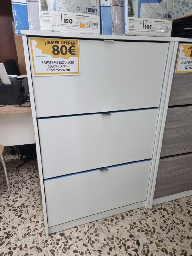 Zapatero Abatible A20 blanco