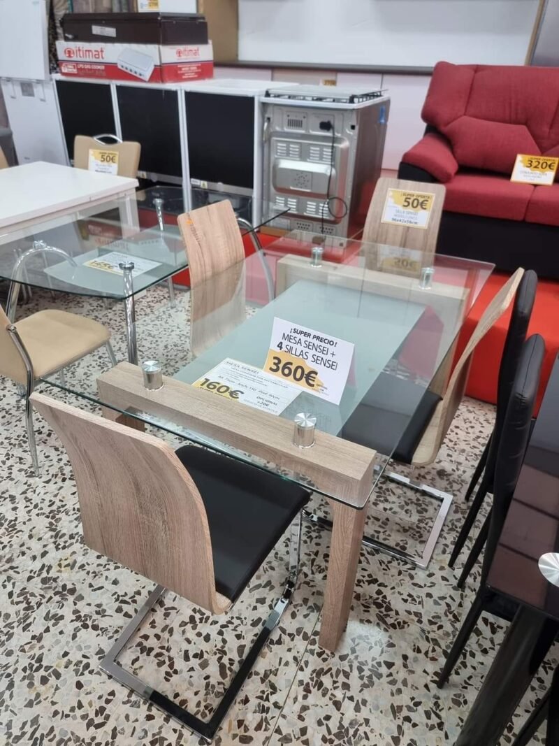 Conjunto Mesa Sensei +4 sillas Sensei - Imagen 2
