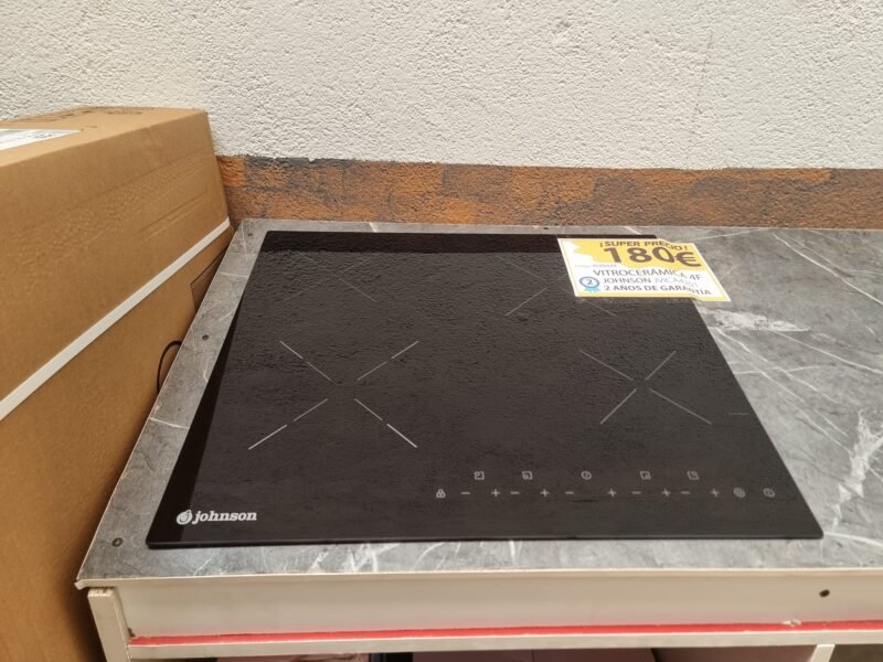 Placa de Vitrocerámica 60 cm. Johnson 4 fuegos - Imagen 3