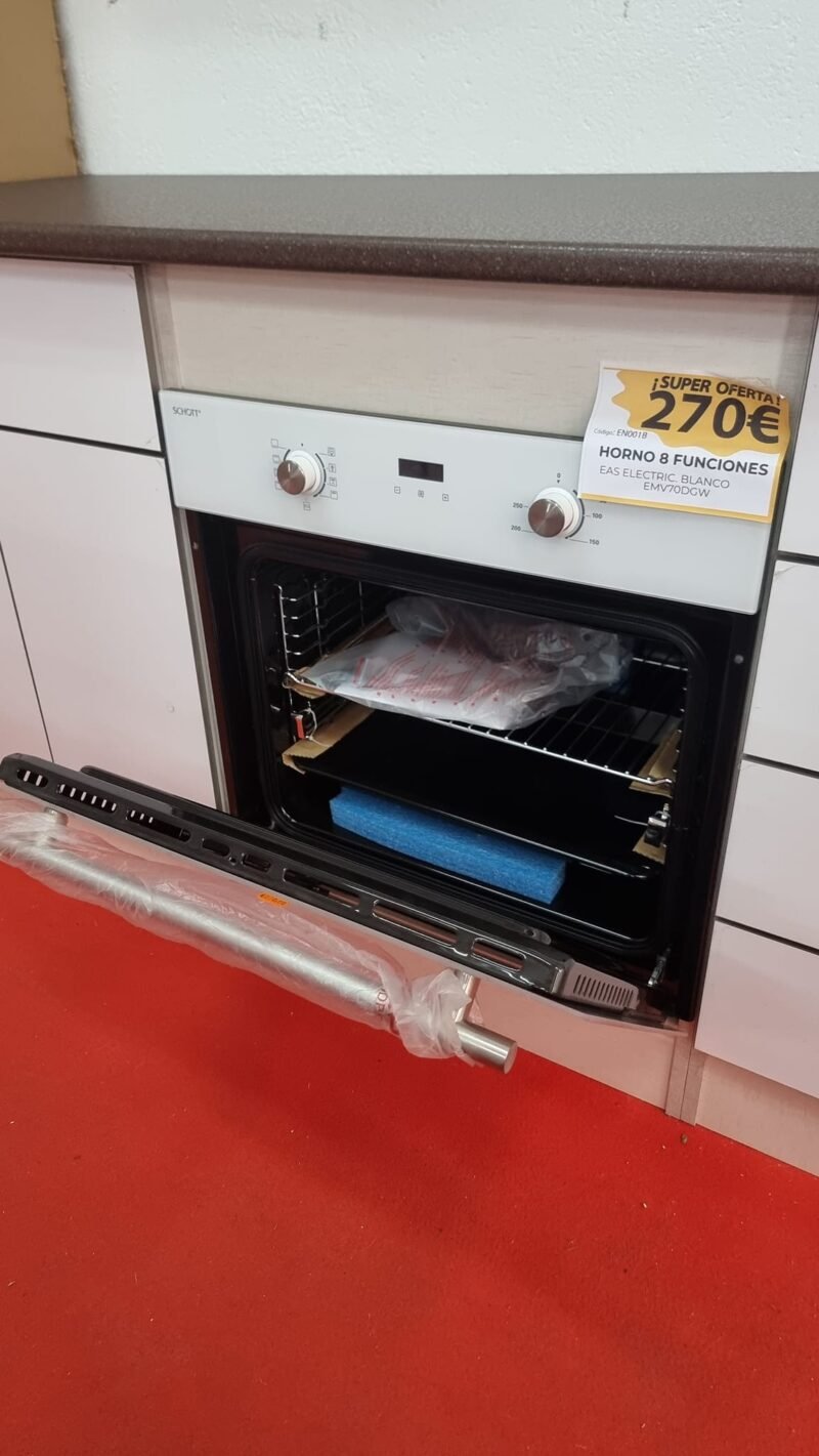 Horno 70L Eas Electric. Cristal Blanco - Imagen 3