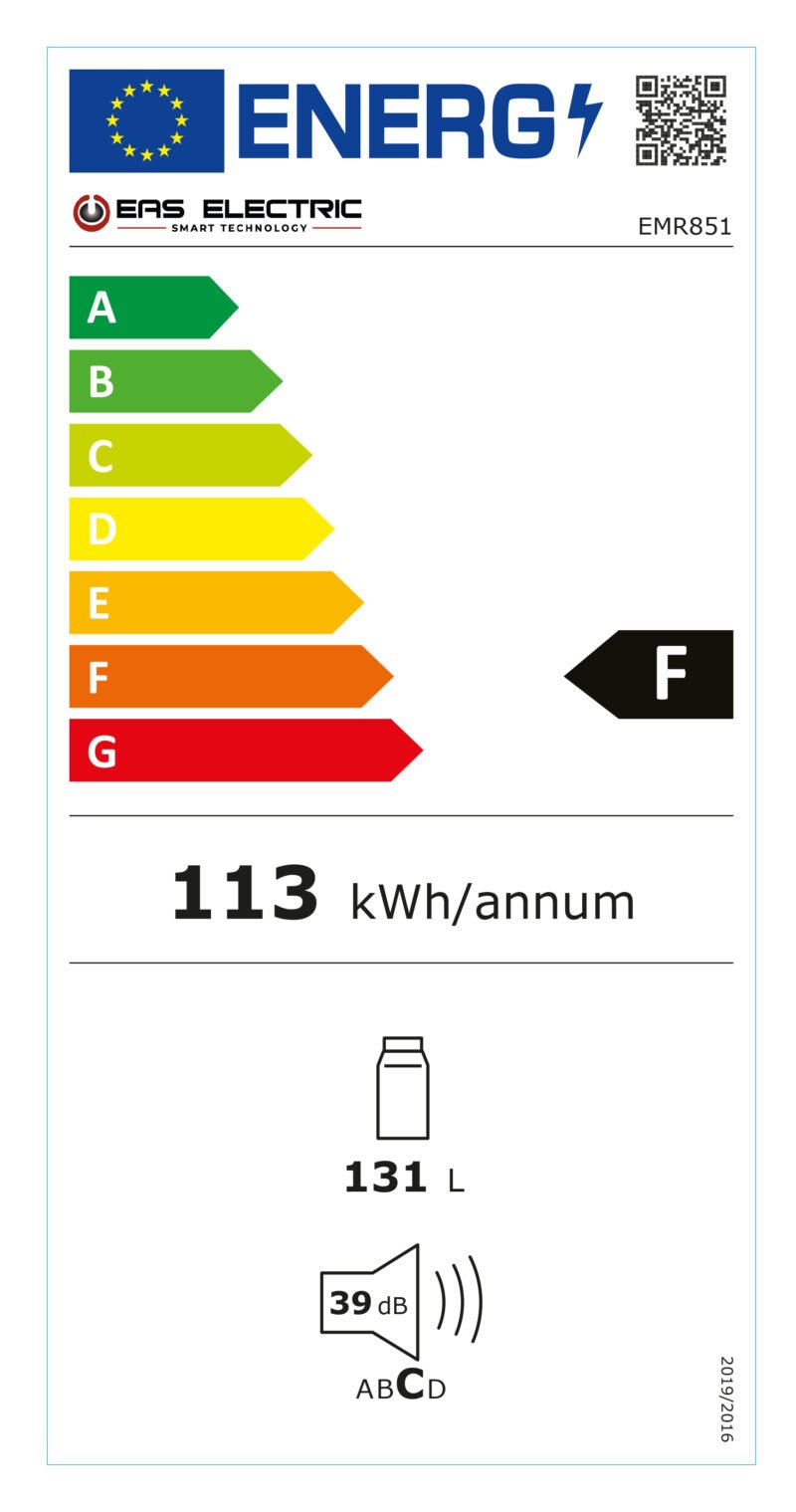 Frigorífico Bajo. Eas Electric 131L - Imagen 5