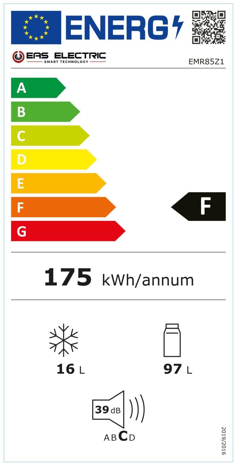 Frigorífico Bajo+ Congelador Eas Electric 131L - Imagen 6