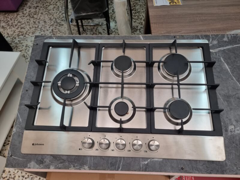 Placa a gas 5 Fuegos Johnson INOX - Imagen 6