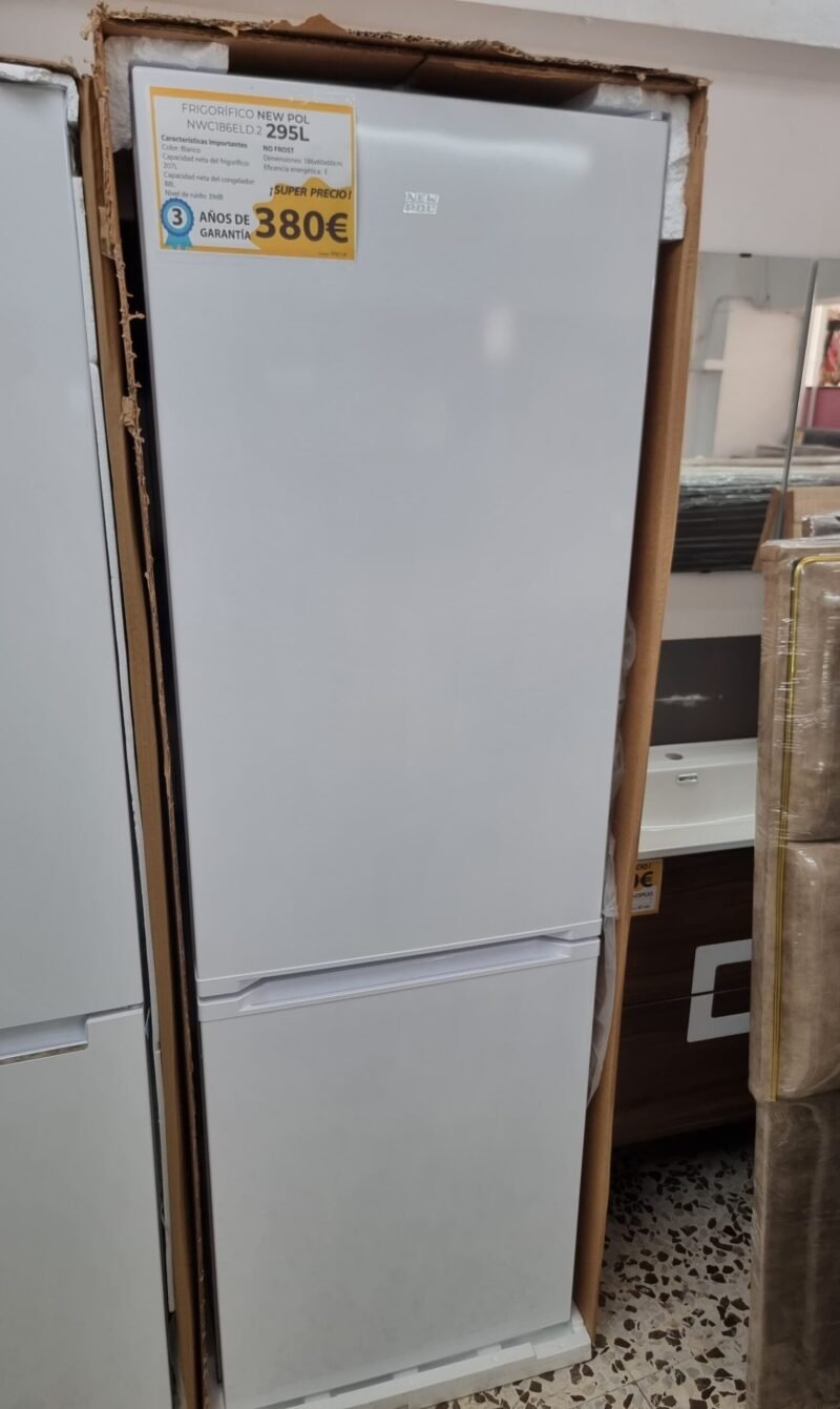 Frigorífico combi New Pol 295L