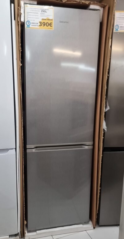 Frigorífico Combi Inox Confortec 259L.