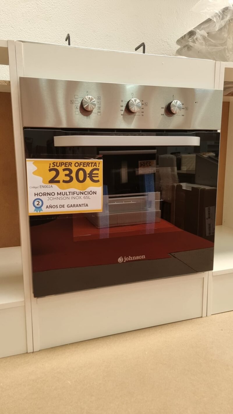 Horno 65L JOHNSON JOR65X multifunción aquaclean - Imagen 2