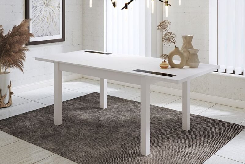 Mesa Extensible Mod. Lara Blanco - Imagen 2