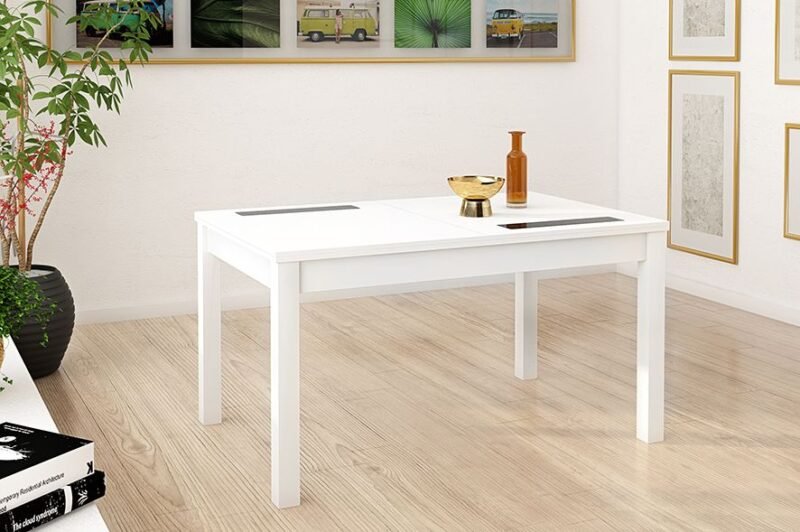 Mesa Extensible Mod. Lara Blanco - Imagen 3