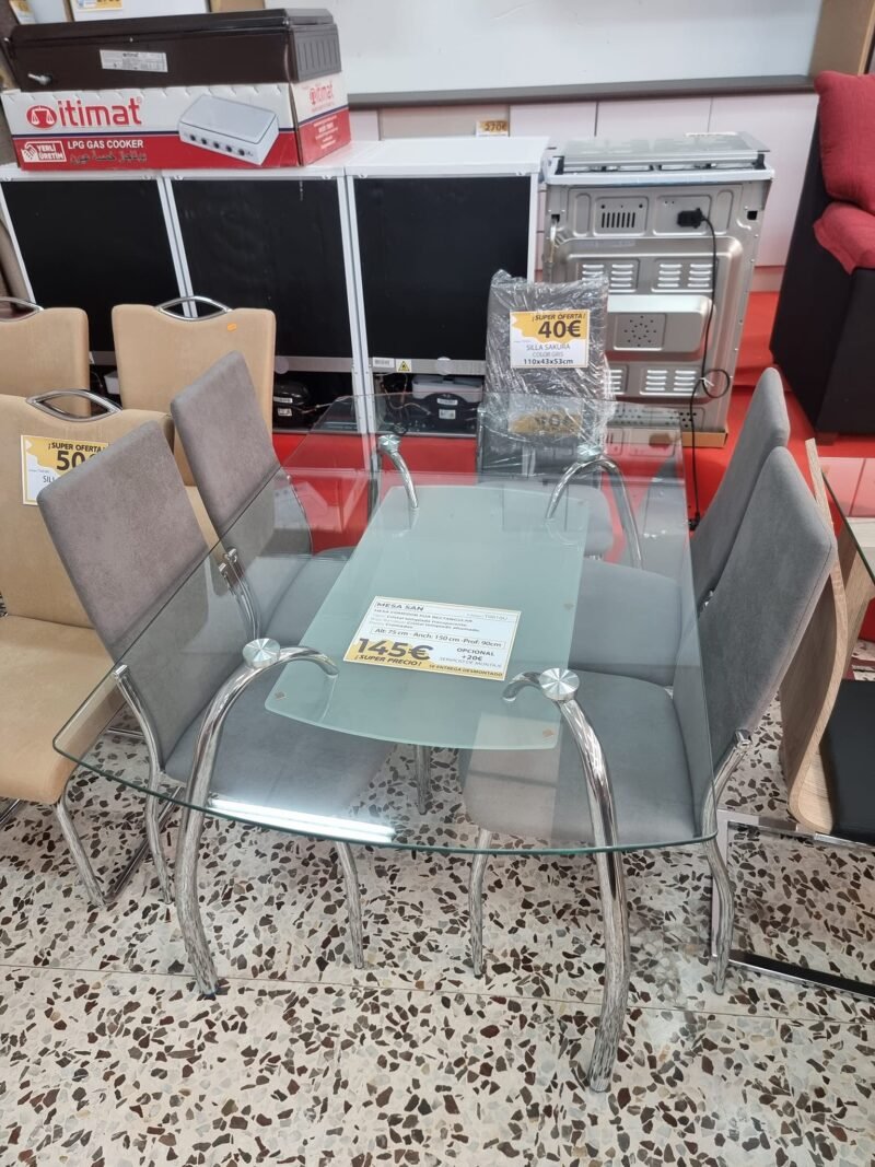 Conjunto Mesa San + 6 Sillas Sakura - Imagen 3