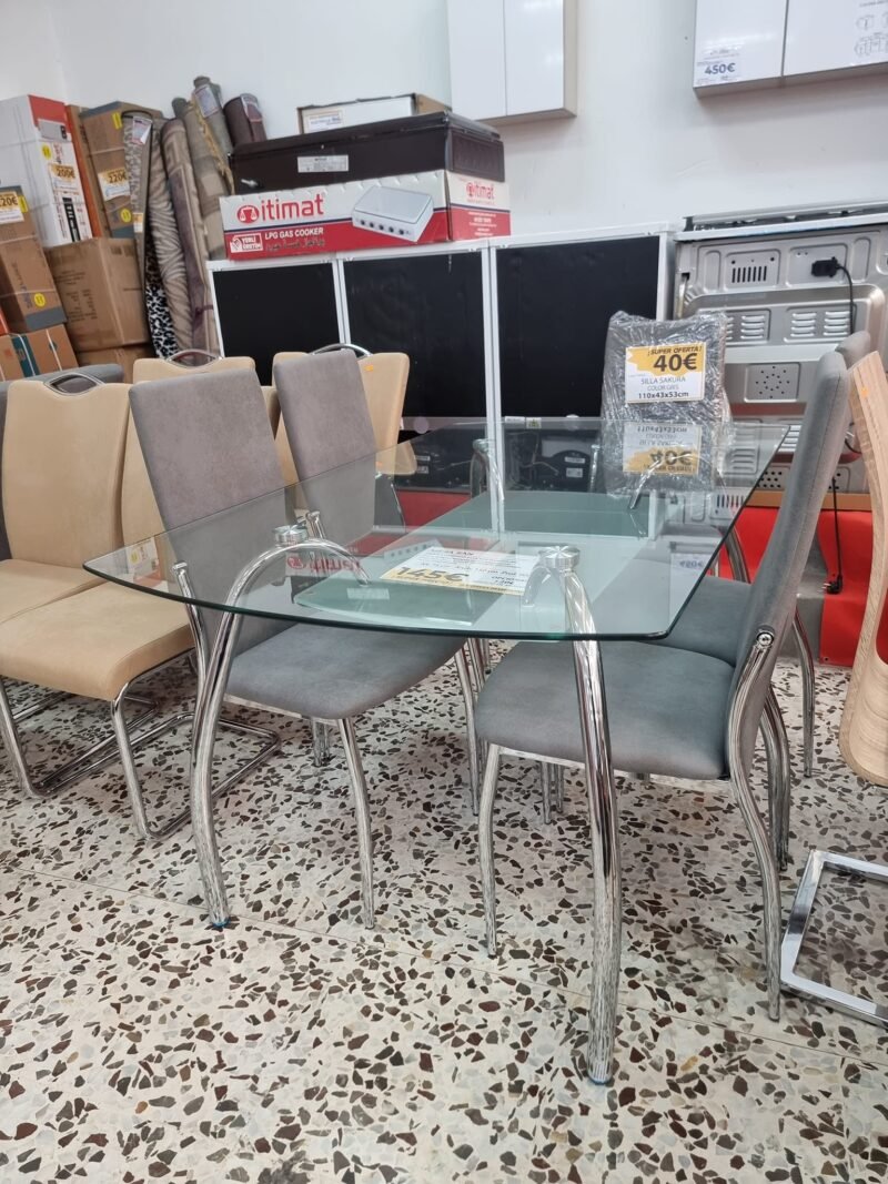 Mesa de Cristal Mod. San - Imagen 3
