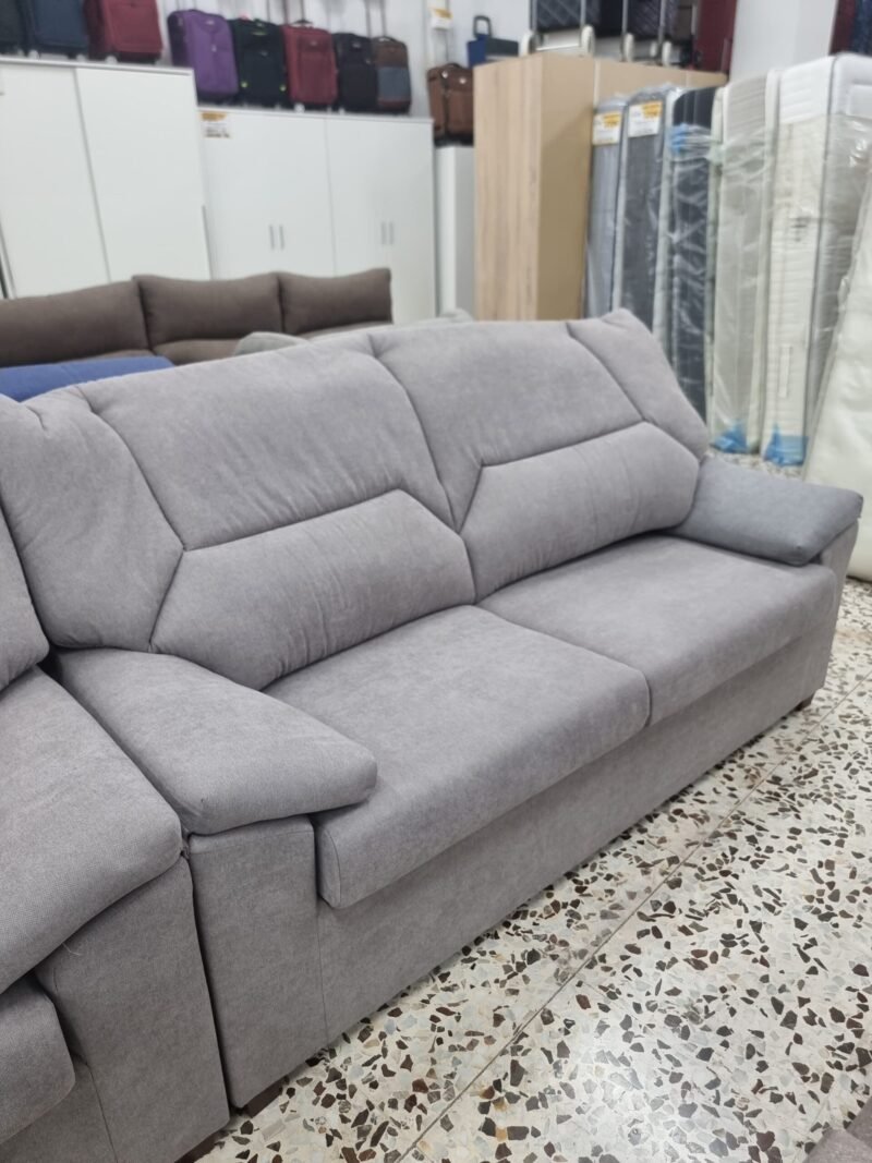 Sofá Conjunto Maxi Lago 3+2. Gris - Imagen 3