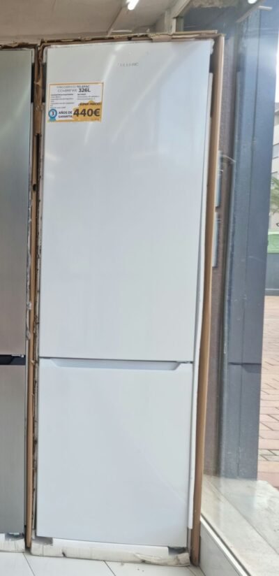 Frigorífico Combi Blanco Telefac 326L.