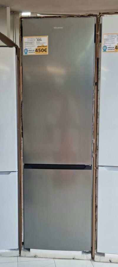 Frigorífico Combi Inox Telefac 326L.