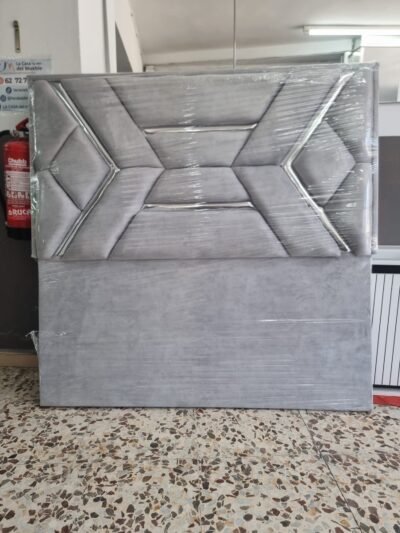 Cabecero Dacota Gris Perla- Plata (135cm)