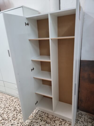Escobero 2 puertas Blanco