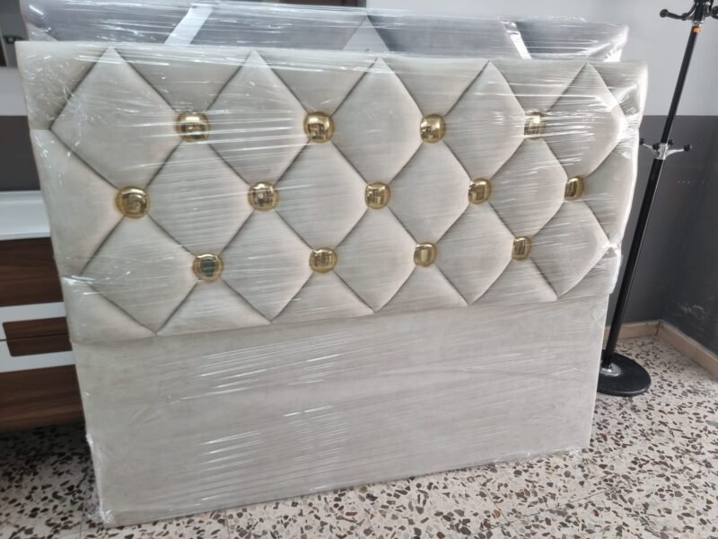 Cabecero Esferal Marfil- Dorado (160cm) - Imagen 2