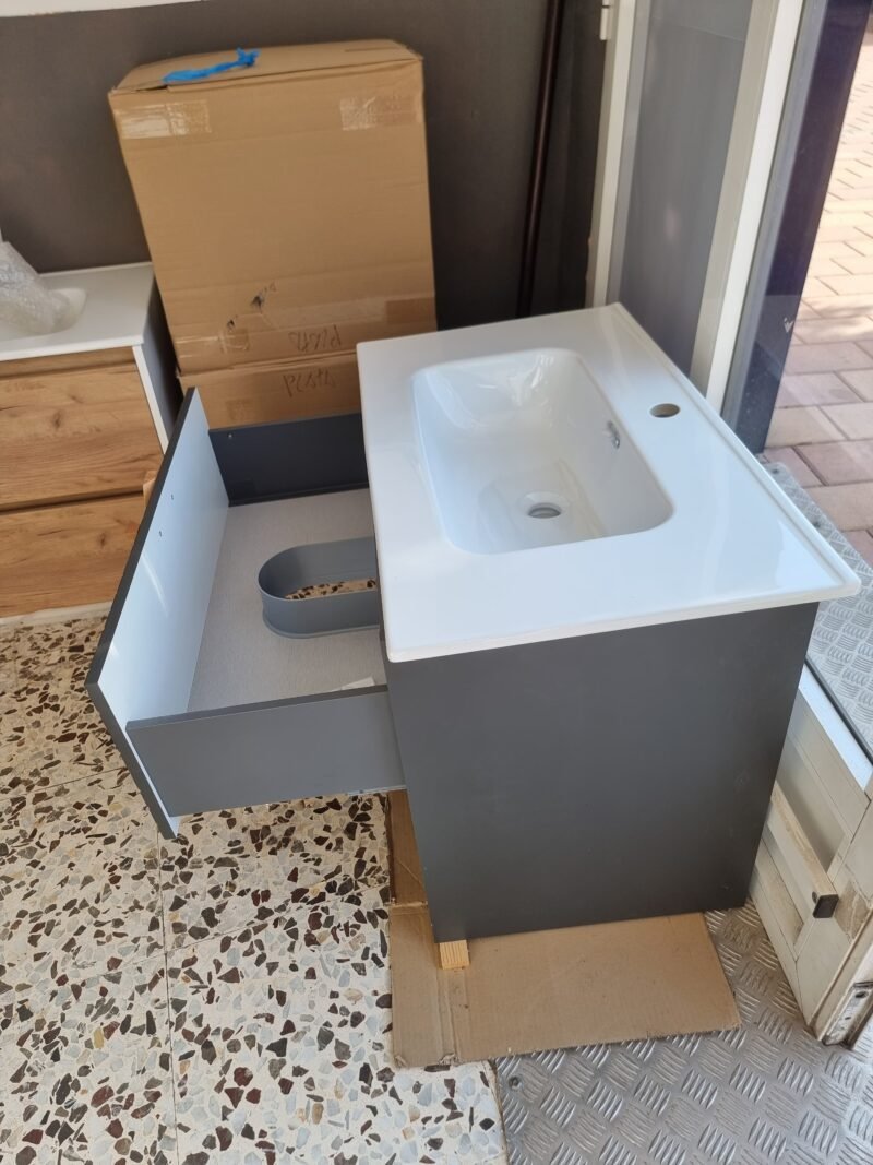 Lavabo Model V. Gris oscuro - Imagen 4