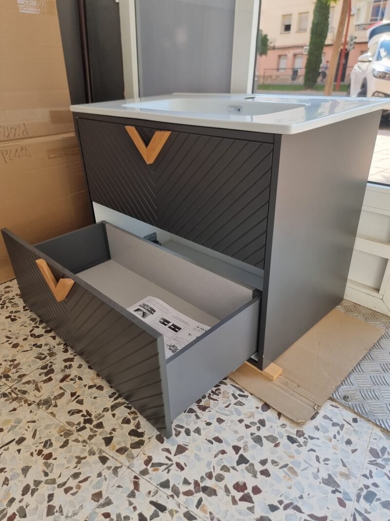 Lavabo Model V. Gris oscuro - Imagen 5