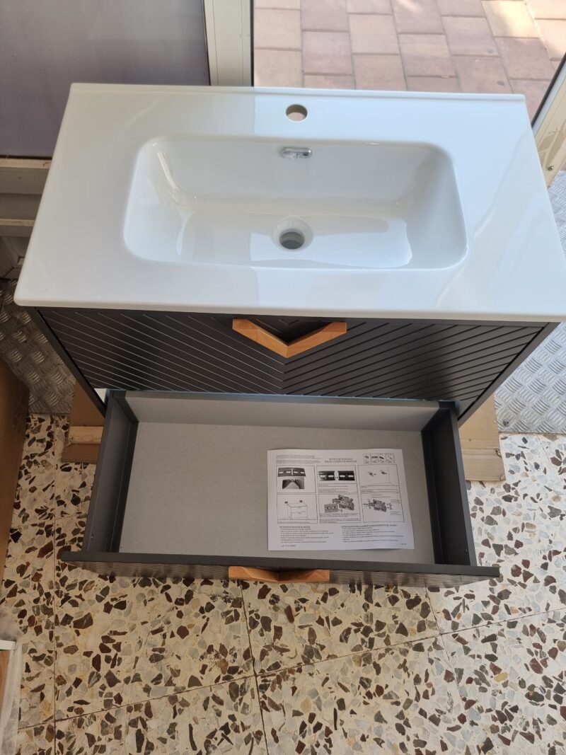 Lavabo Model V. Gris oscuro - Imagen 6
