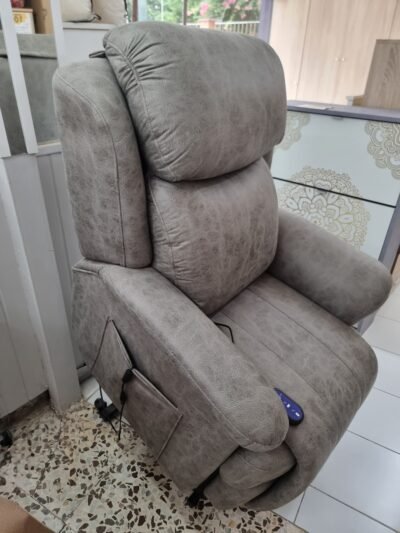 Sillón Relax Power Lift. Cemento