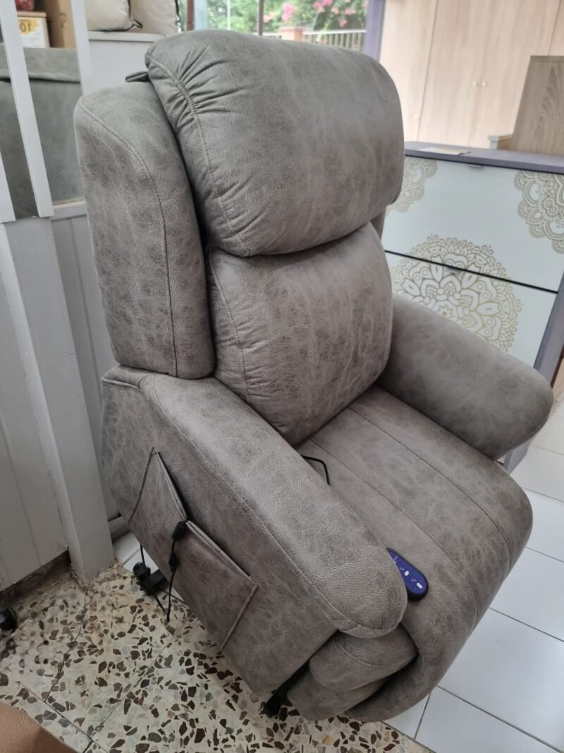 Sillón Relax Power Lift. Cemento