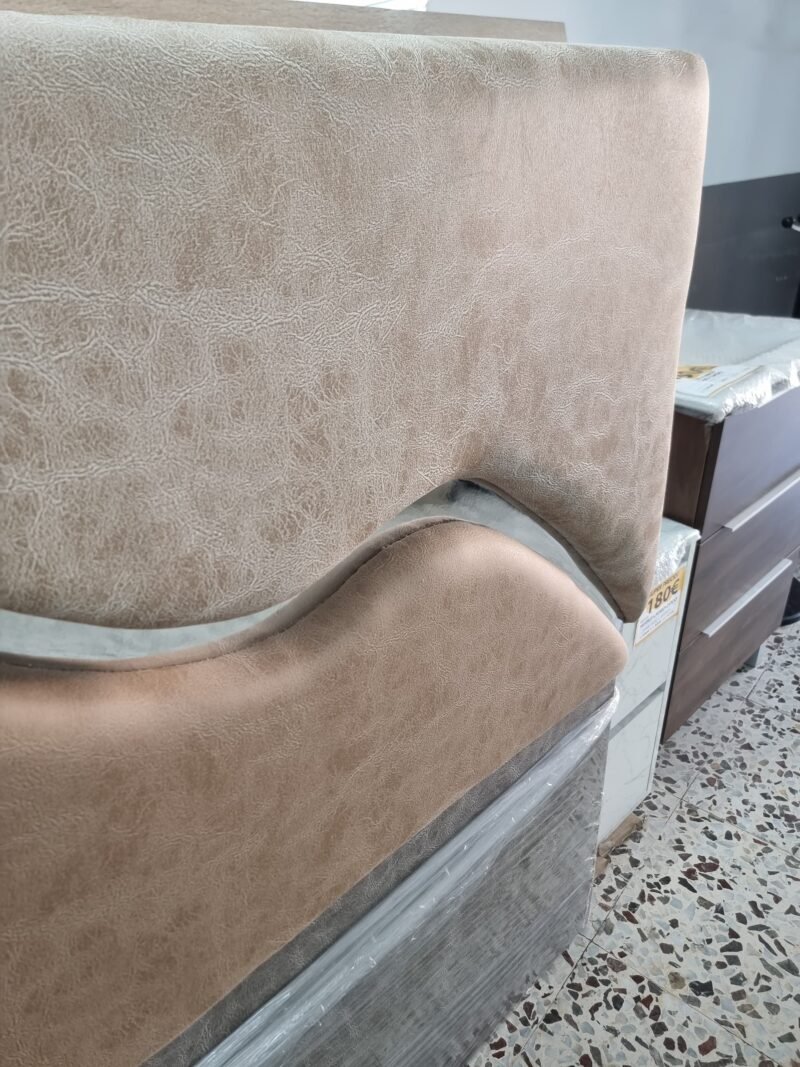 Cabecero Supral Piedra Crema-Plata (100cm) - Imagen 2