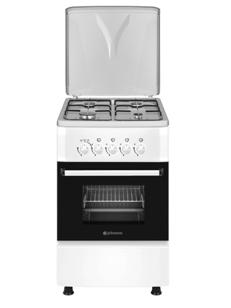 Cocina con horno a gas Johnson. 4 quemadores.