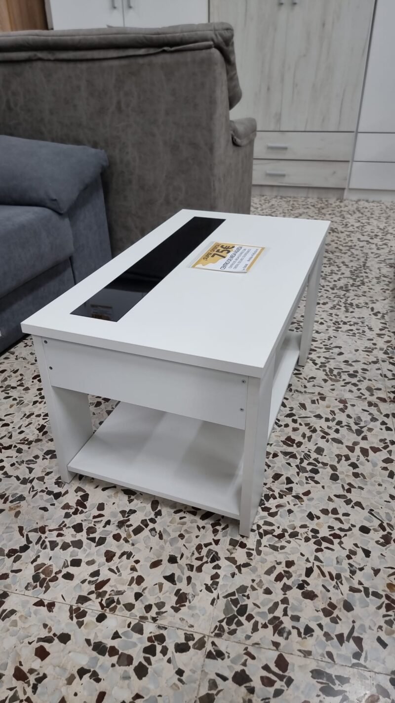 Mesa de centro elevable Agueda Blanco - Imagen 2