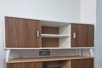 Mueble tv Praga Blanco- Choco