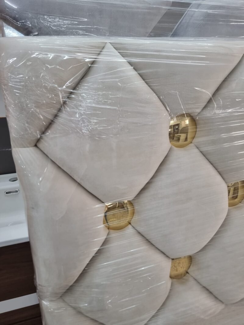 Cabecero Esferal Marfil- Dorado (160cm) - Imagen 3