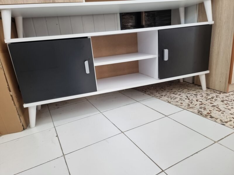 Mueble tv Praga Negro- Blanco - Imagen 3