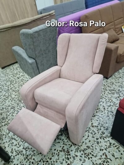 Relax orejero mecanismo de empuje. Color Rosa