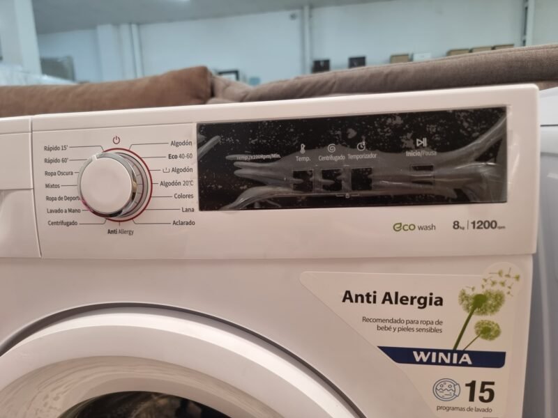 Lavadora Winia 8kg - Imagen 5