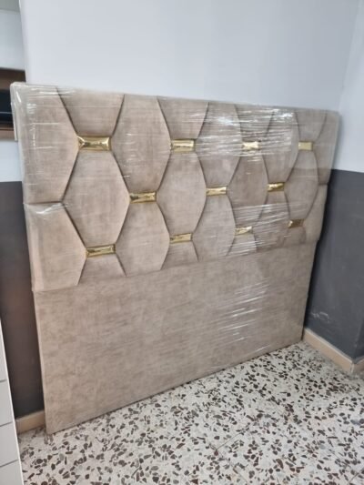 Cabecero Rombo Cojín Nuez-Dorado (157cm)
