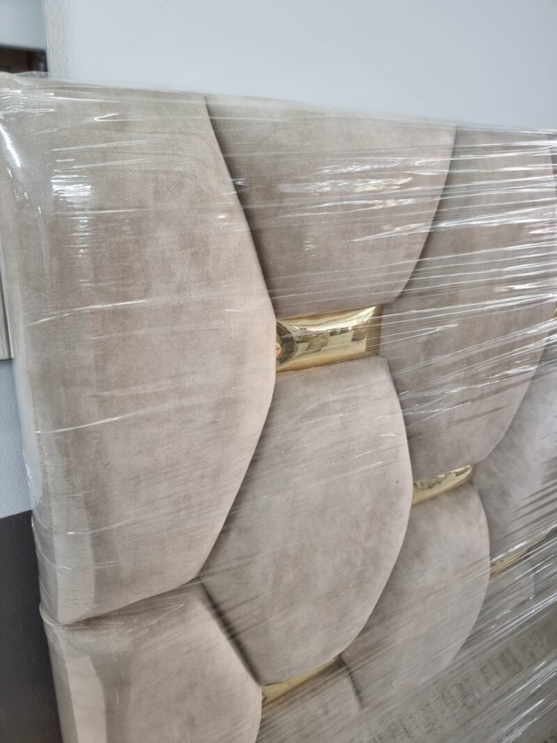 Cabecero Rombo Cojín Nuez-Dorado (157cm) - Imagen 5