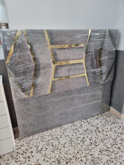Cabecero Tokio Gris-Dorado (160cm)