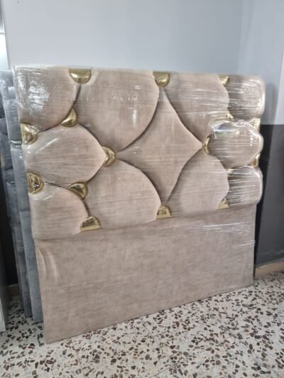 Cabecero Aven Nuez-Dorado (140cm)