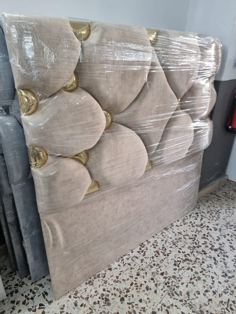 Cabecero Aven Nuez-Dorado (140cm) - Imagen 3