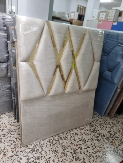 Cabecero Trini Marfil-Dorado (110cm)