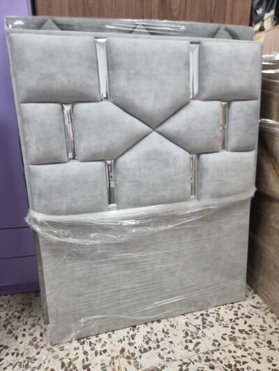 Cabecero Parisino. Gris Perla-Plata (110cm)