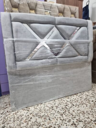 Cabecero Geo Cojín Perla -Plata (160cm)