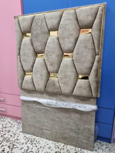 Cabecero Rombo Cojín Tierra-Dorado(110cm)