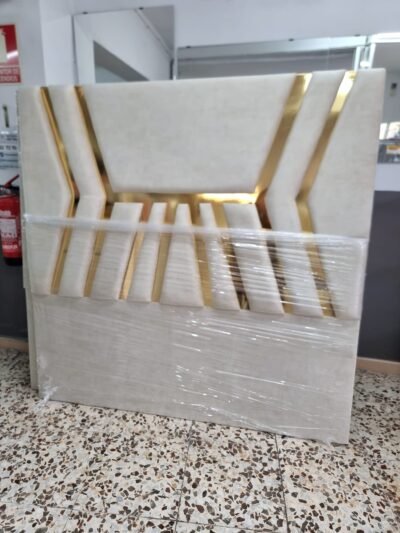 Cabecero Hual Marfil-Dorado (160cm)